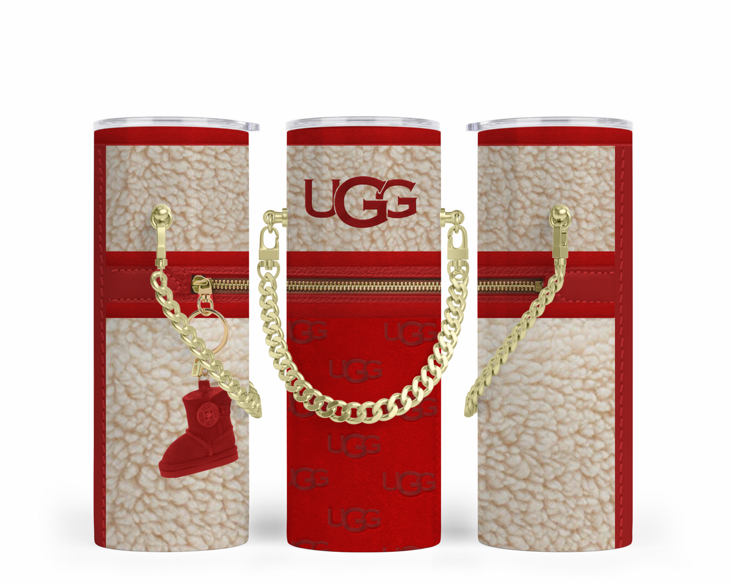 Ugg Handbag Inspired Chain Tumbler (006)