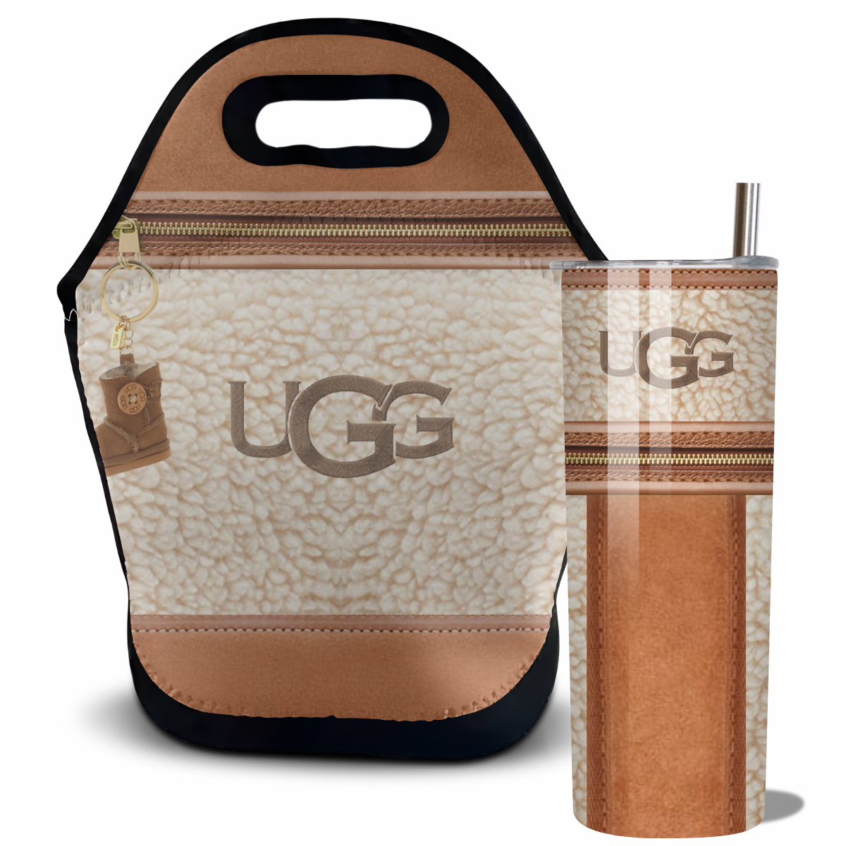 Ugg Inspired Lunch Tote Bag (007)