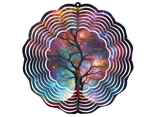 Universe Tree Wind Spinner