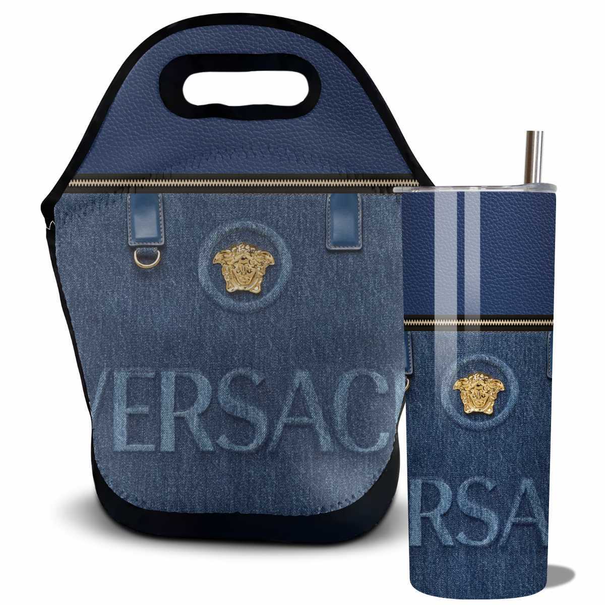 Versace Inspired Lunch Tote Bag (003)