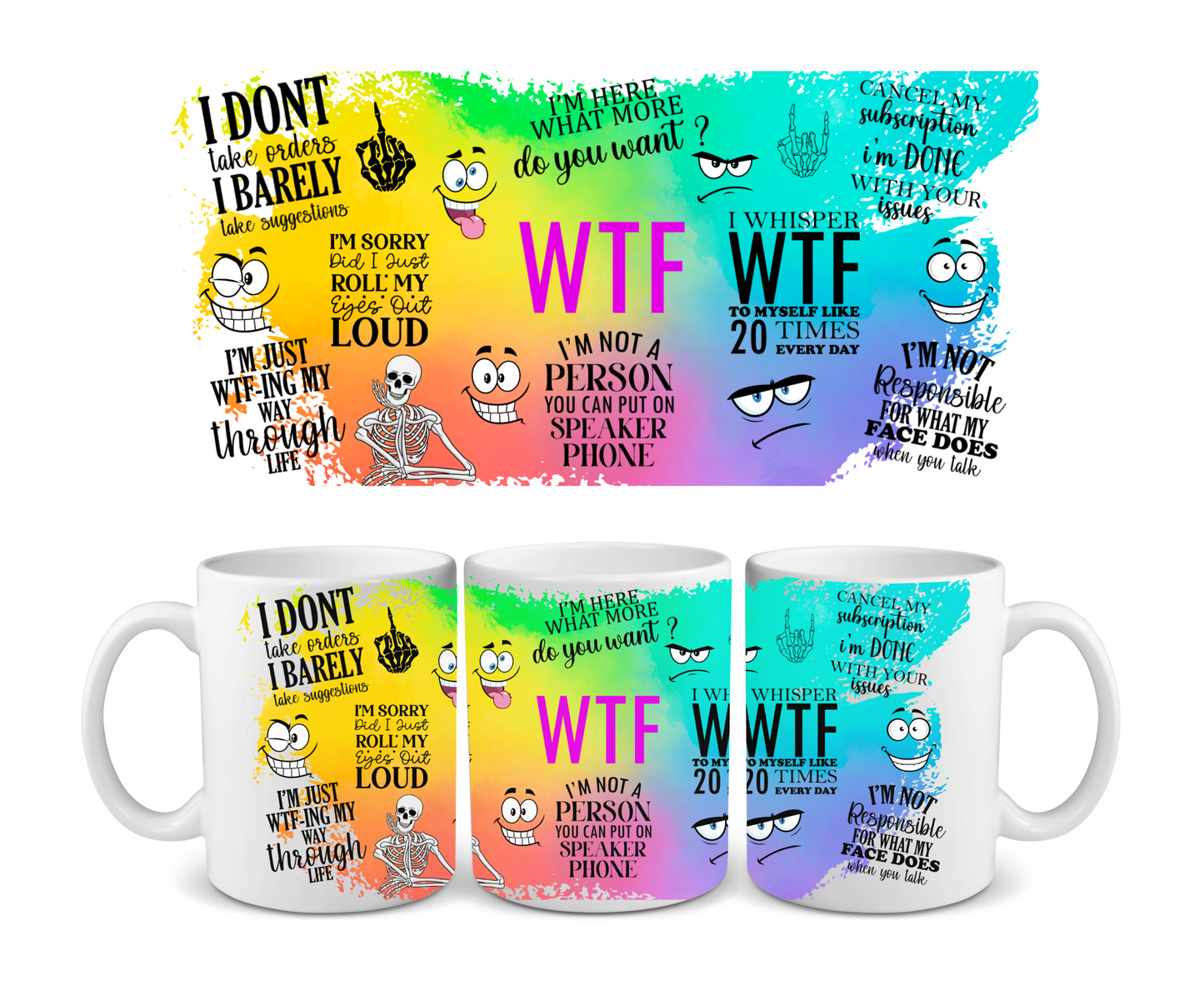 WTF Ceramic Mug