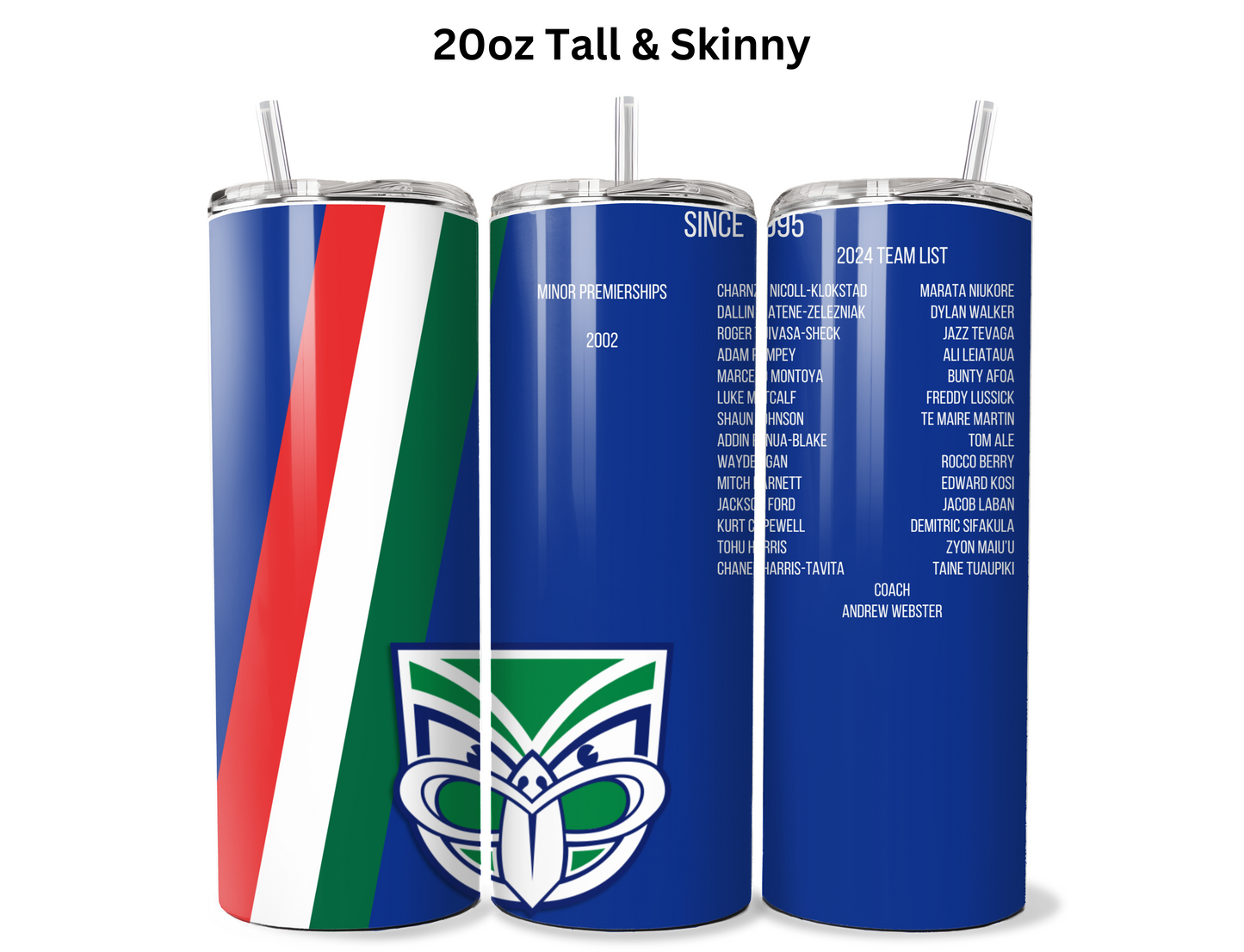 New Zealand Warriors 2024 Fan Tumbler