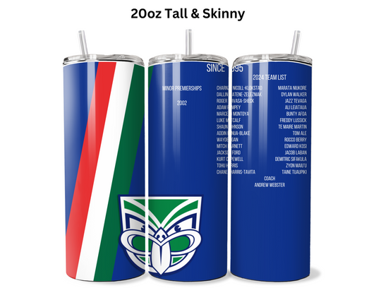 New Zealand Warriors 2024 Fan Tumbler