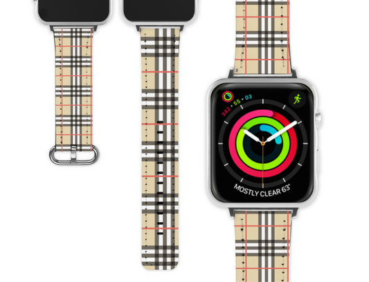 Burberry Inspired Apple Watch Band (002)