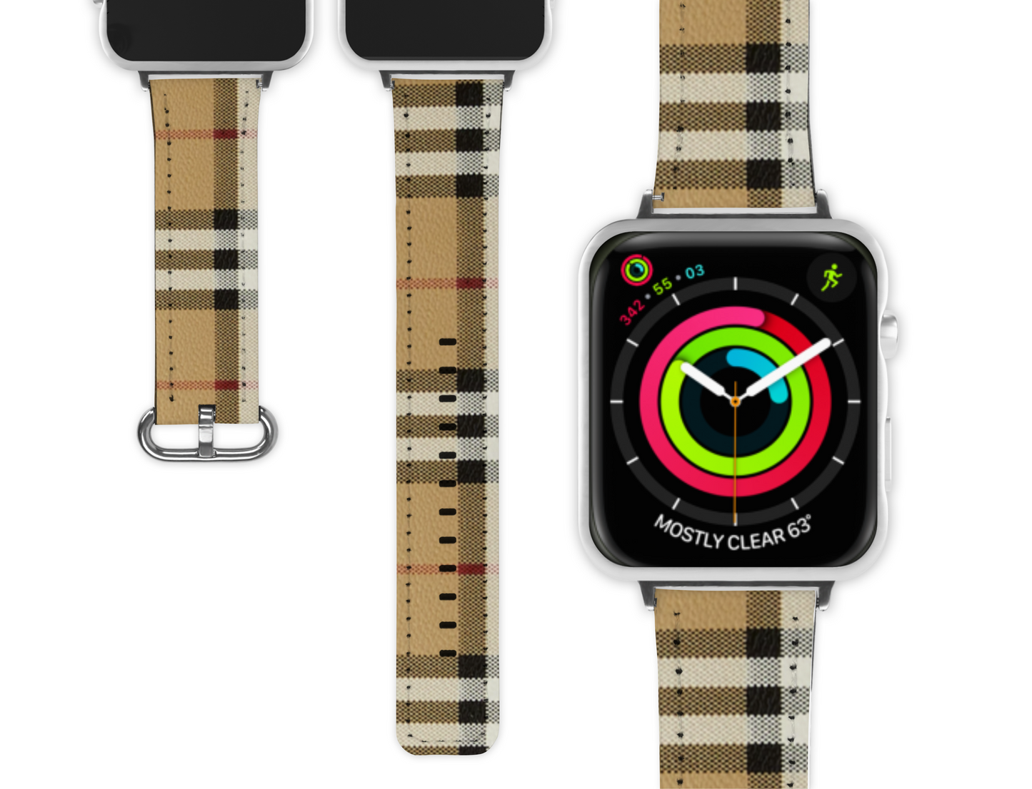 Burberry Inspired Apple Watch Band (004)