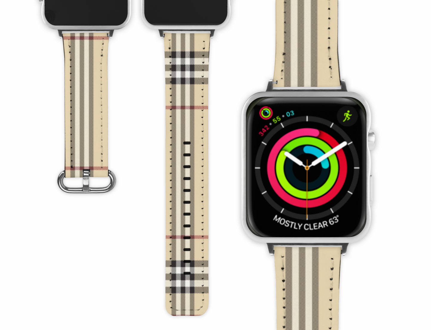 Burberry Inspired Apple Watch Band (007)