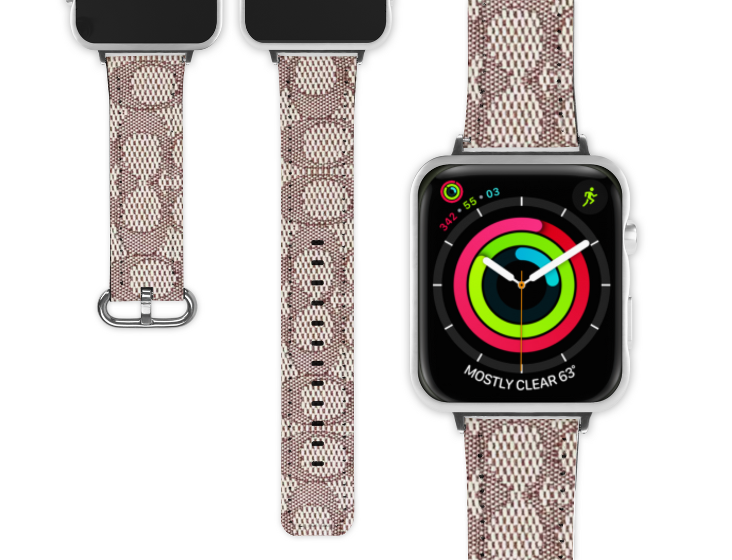 Coach Inspired Apple Watch Band (006)