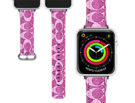 Coach Inspired Apple Watch Band (003)