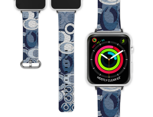 Coach Inspired Apple Watch Band (012)