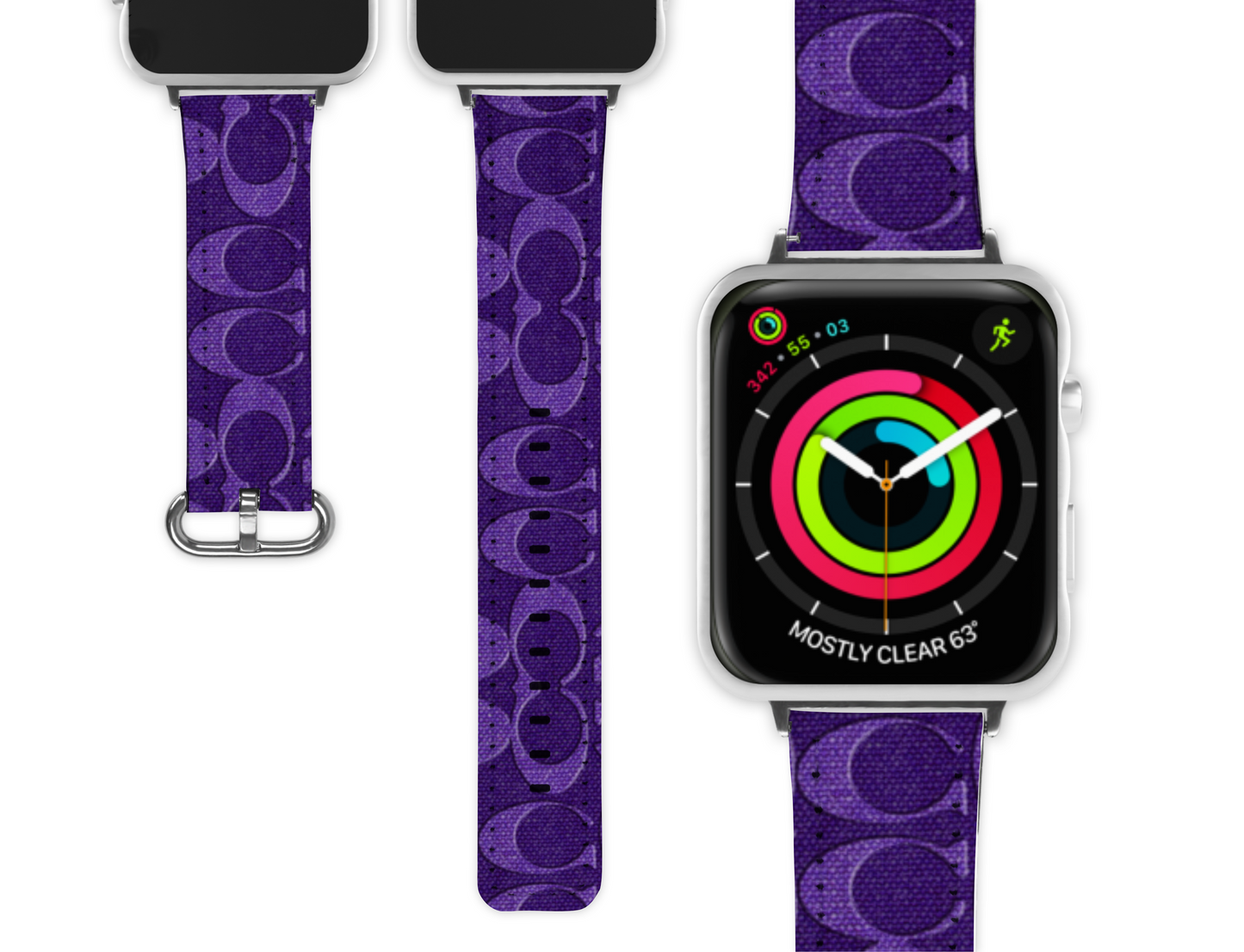 Coach Inspired Apple Watch Band (014)