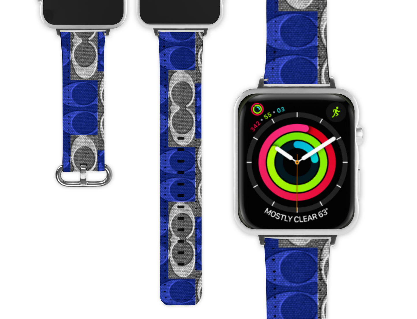 Coach Inspired Apple Watch Band (015)