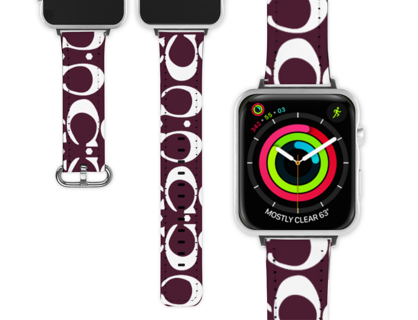 Coach Inspired Apple Watch Band (020)