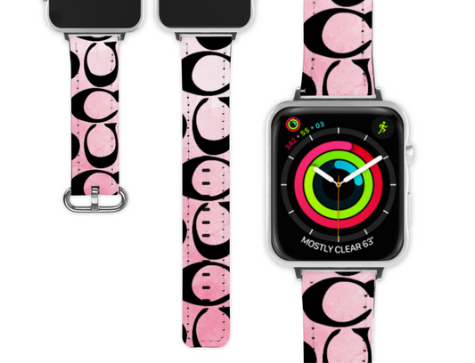 Coach Inspired Apple Watch Band (021)