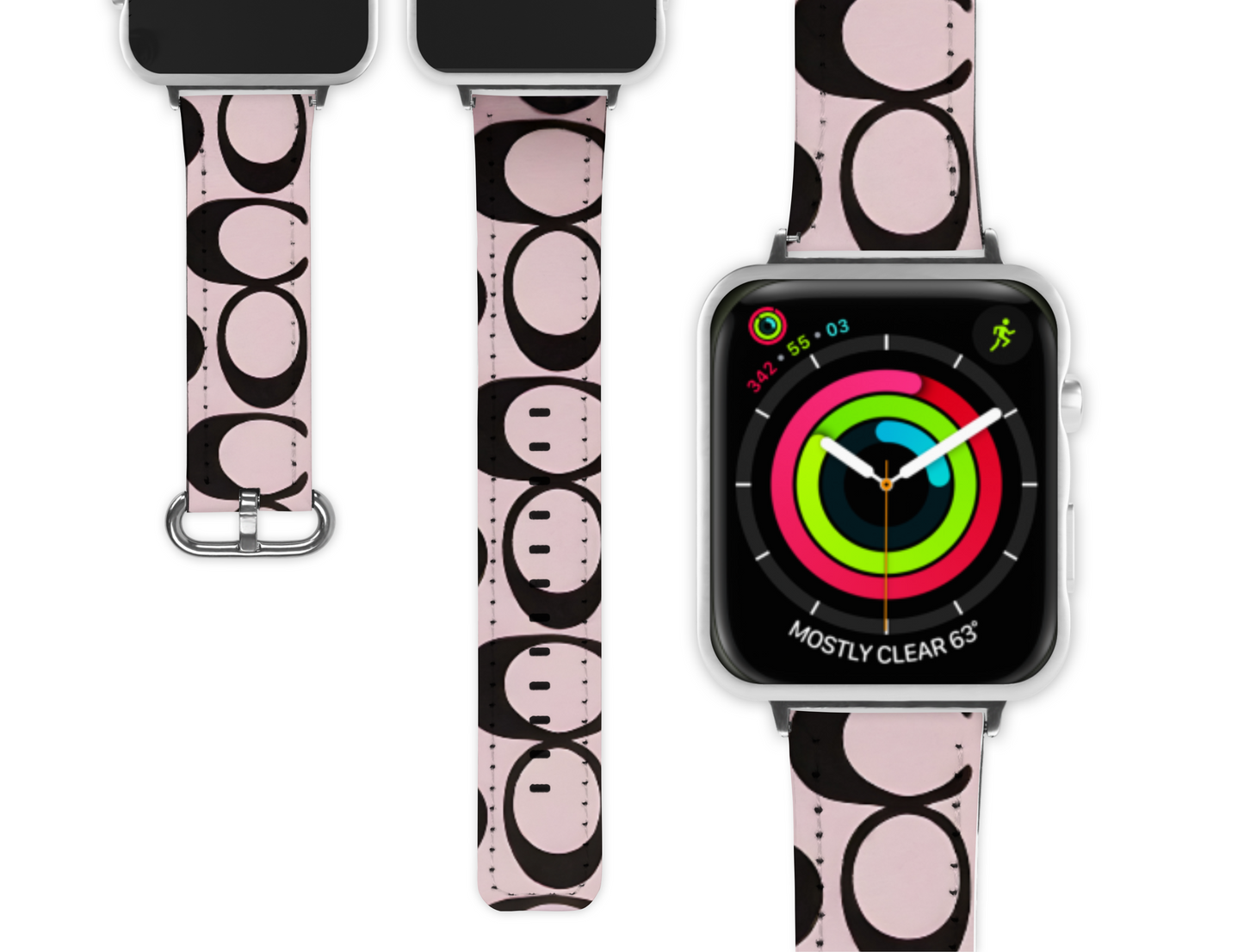 Coach Inspired Apple Watch Band (023)