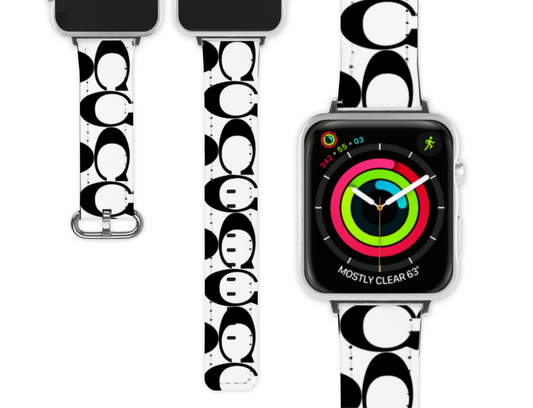 Coach Inspired Apple Watch Band (026)