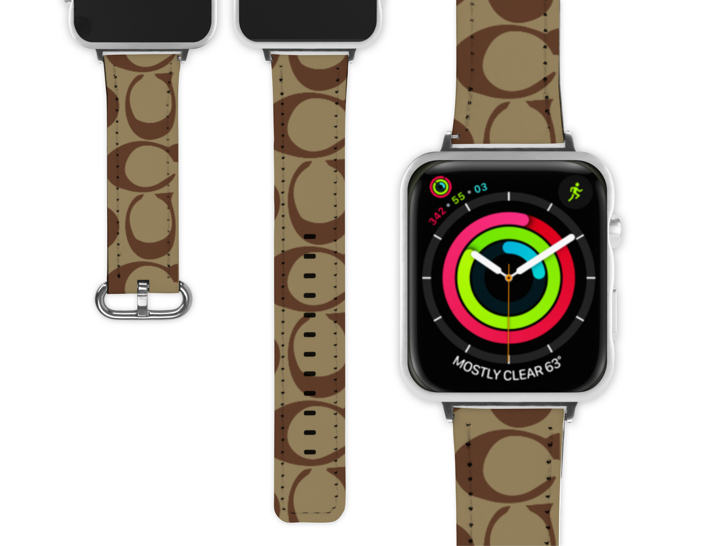 Coach Inspired Apple Watch Band (027)