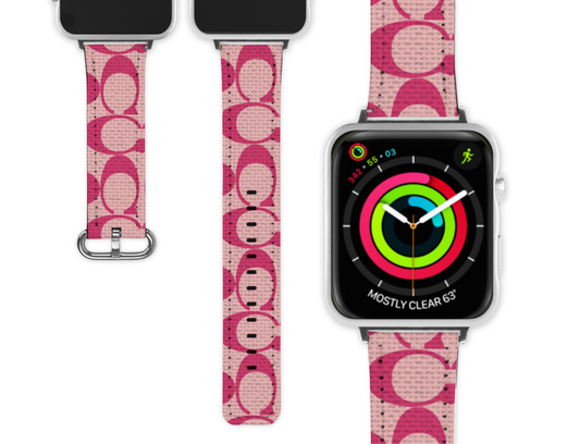 Coach Inspired Apple Watch Band (030)