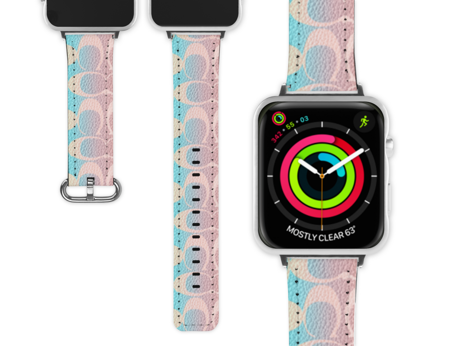 Coach Inspired Apple Watch Band (031)