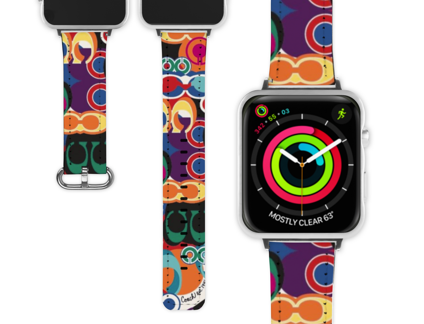 Coach Inspired Apple Watch Band (035)