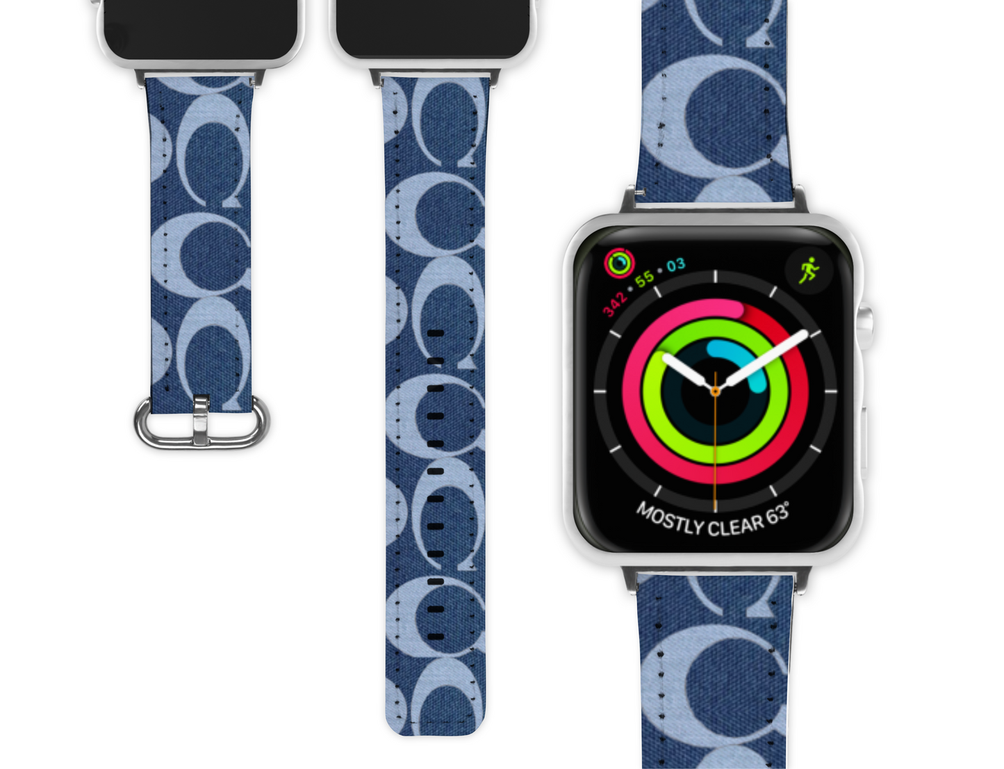 Coach Inspired Apple Watch Band (038)