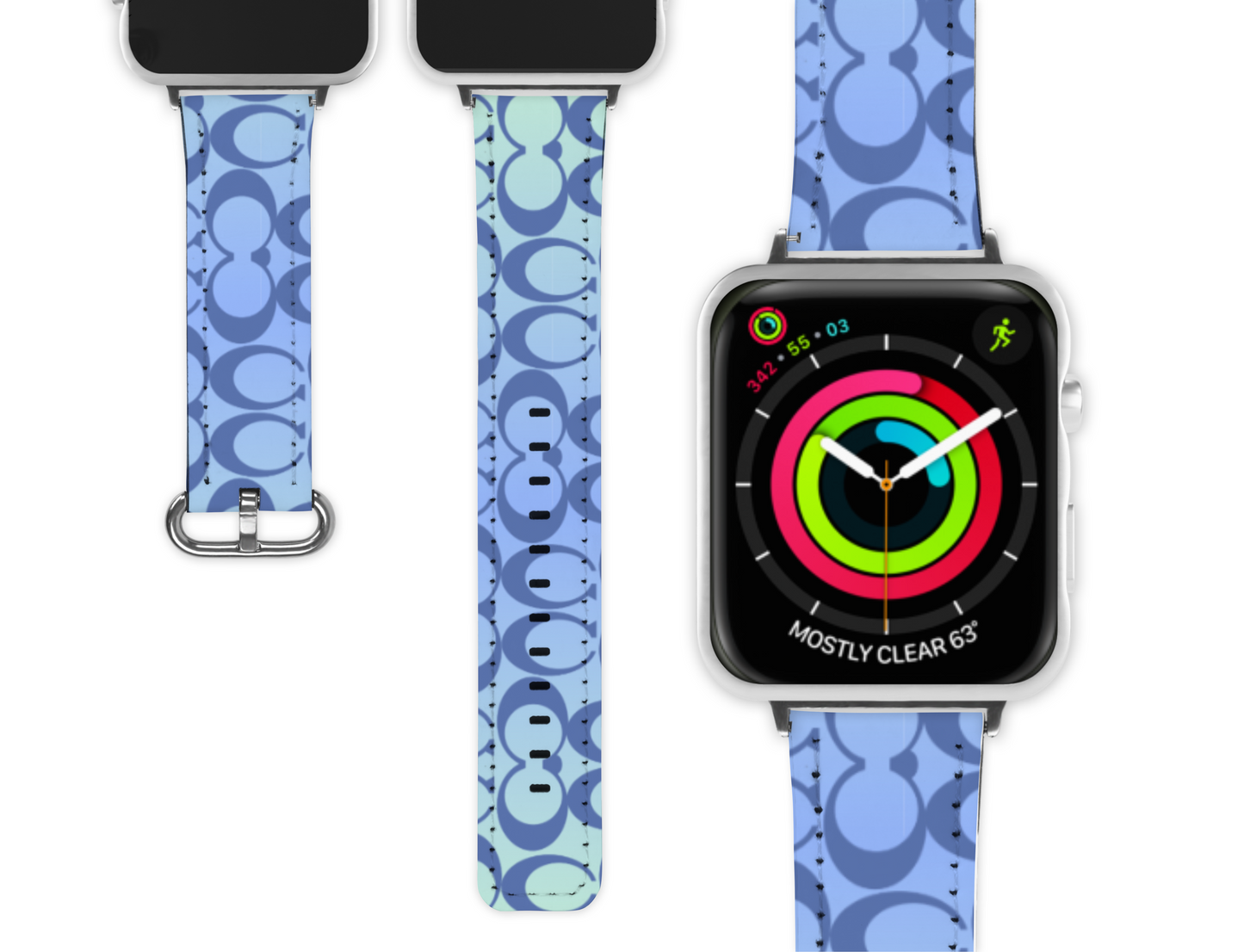 Coach Inspired Apple Watch Band (046)