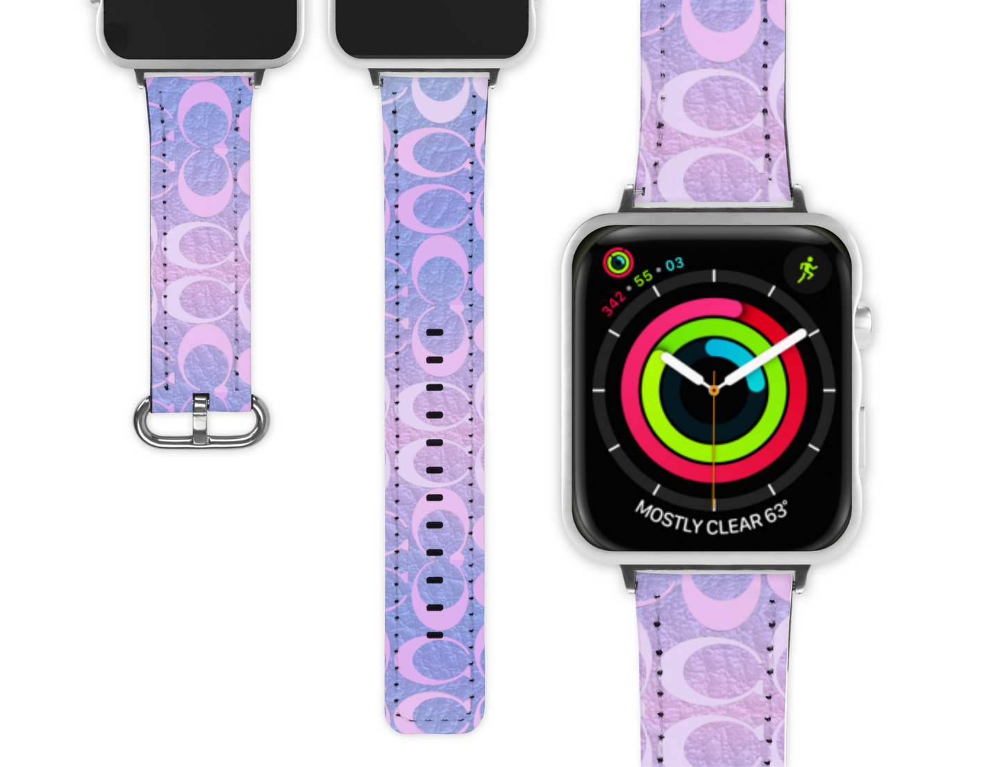 Coach Inspired Apple Watch Band (050)