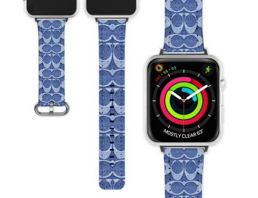 Coach Inspired Apple Watch Band (052)