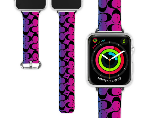 Coach Inspired Apple Watch Band (054)