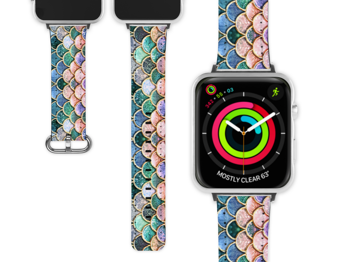 Coach Inspired Apple Watch Band (058)