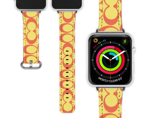 Coach Inspired Apple Watch Band (067)