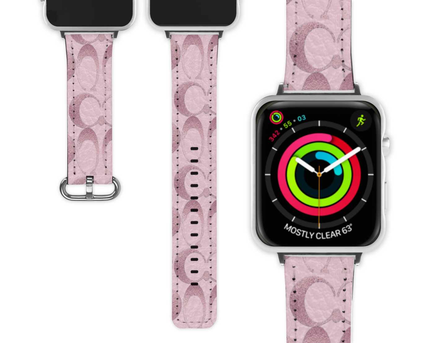 Coach Inspired Apple Watch Band (078)