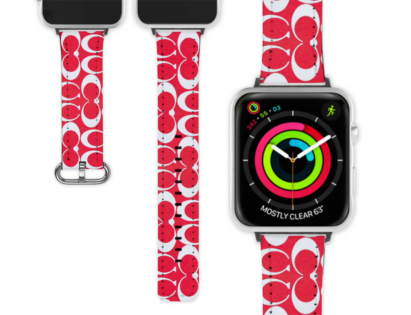 Coach Inspired Apple Watch Band (086)