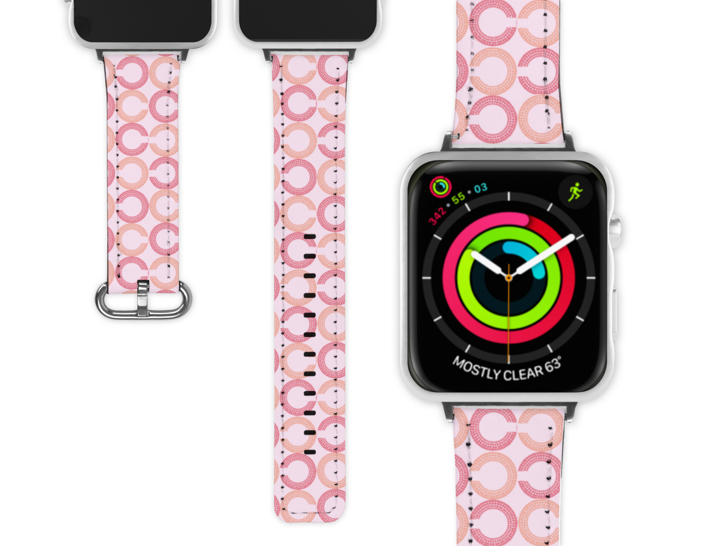 Coach Inspired Apple Watch Band (087)