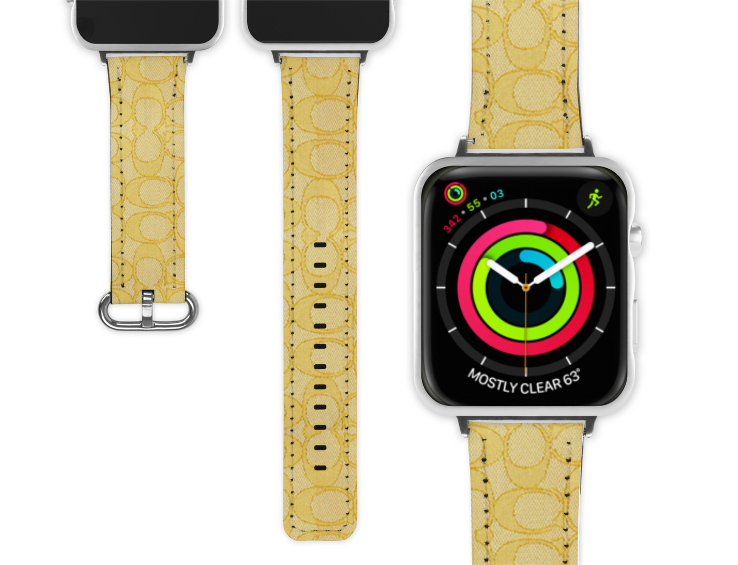 Coach Inspired Apple Watch Band (088)