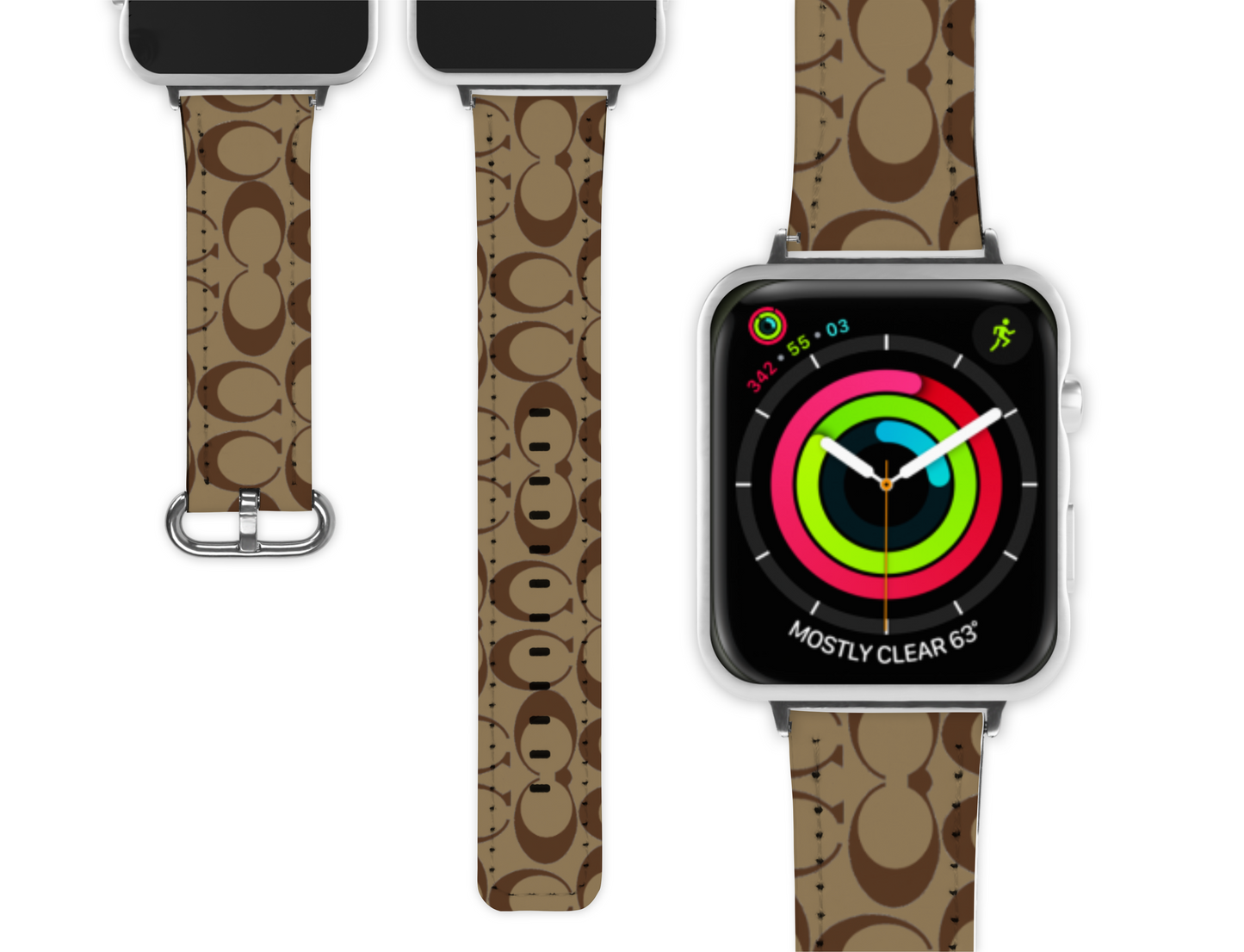 Coach Inspired Apple Watch Band (091)