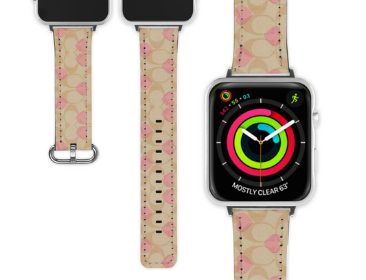 Coach Inspired Apple Watch Band (099)