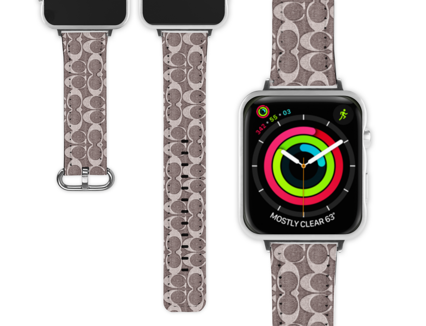 Coach Inspired Apple Watch Band (103)