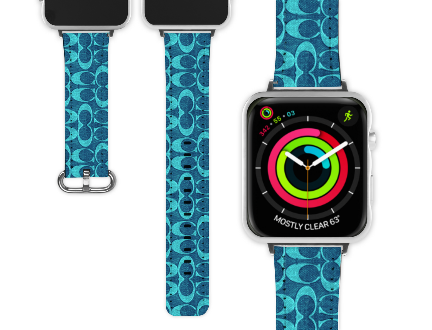 Coach Inspired Apple Watch Band (104)