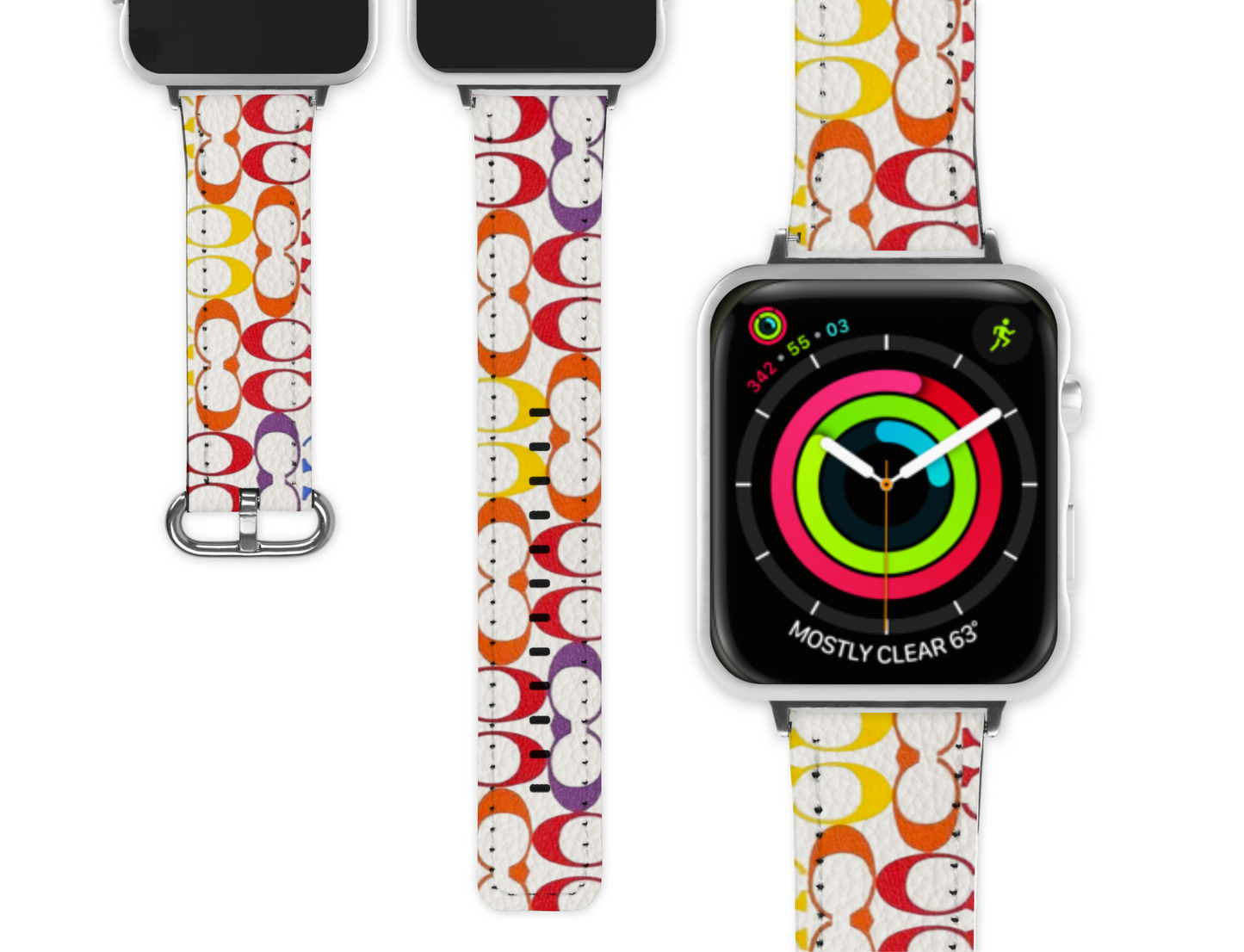 Coach Inspired Apple Watch Band (107)