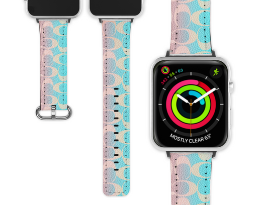 Coach Inspired Apple Watch Band (112)