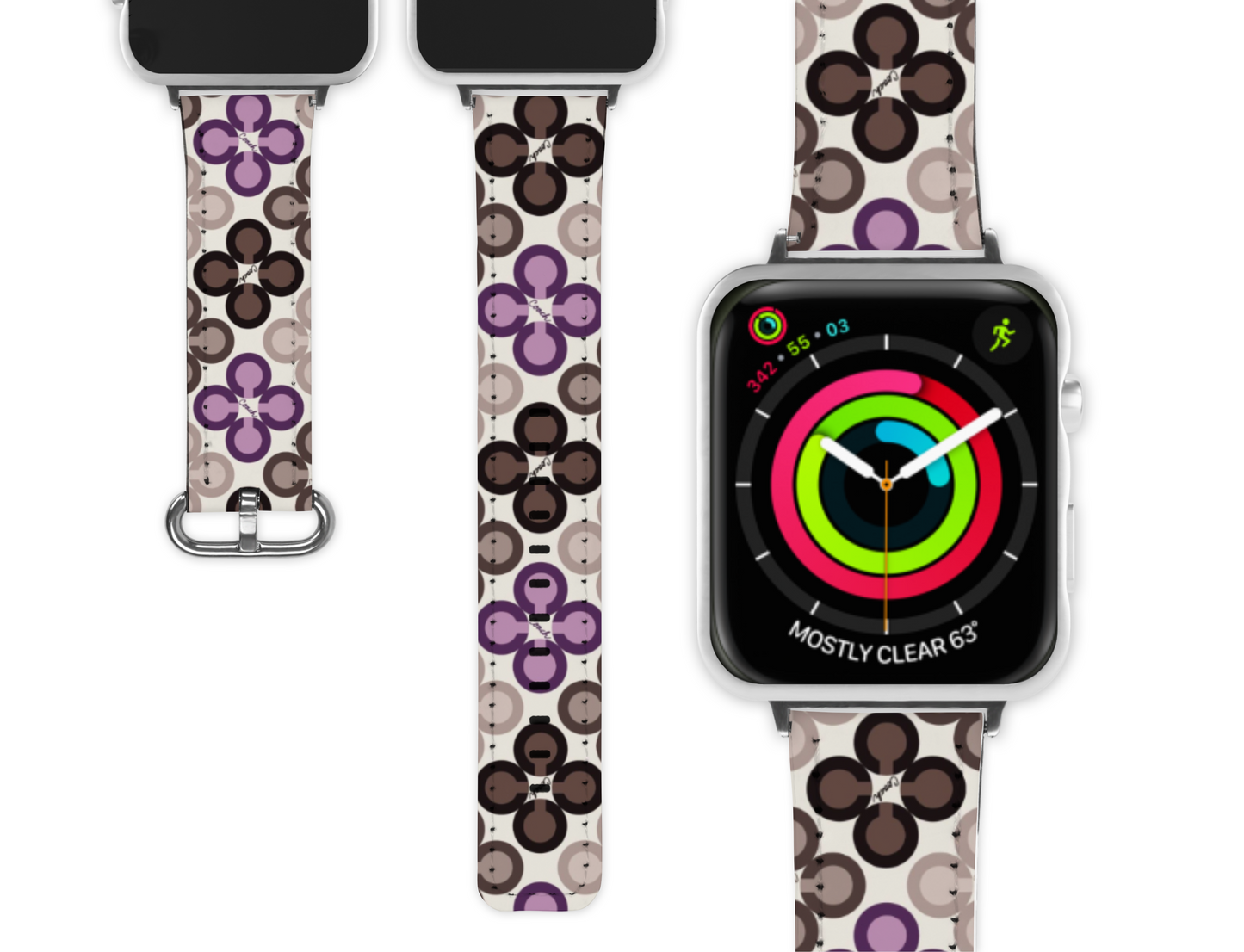 Coach Inspired Apple Watch Band (118)