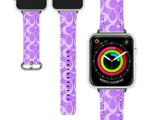 Coach Inspired Apple Watch Band (130)