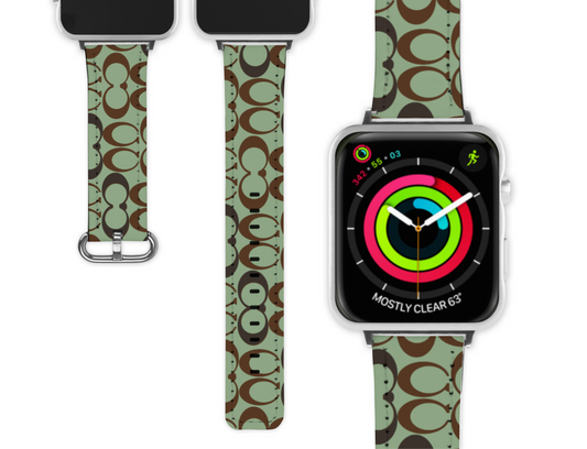 Coach Inspired Apple Watch Band (142)