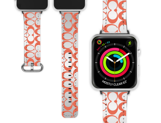 Coach Inspired Apple Watch Band (155)