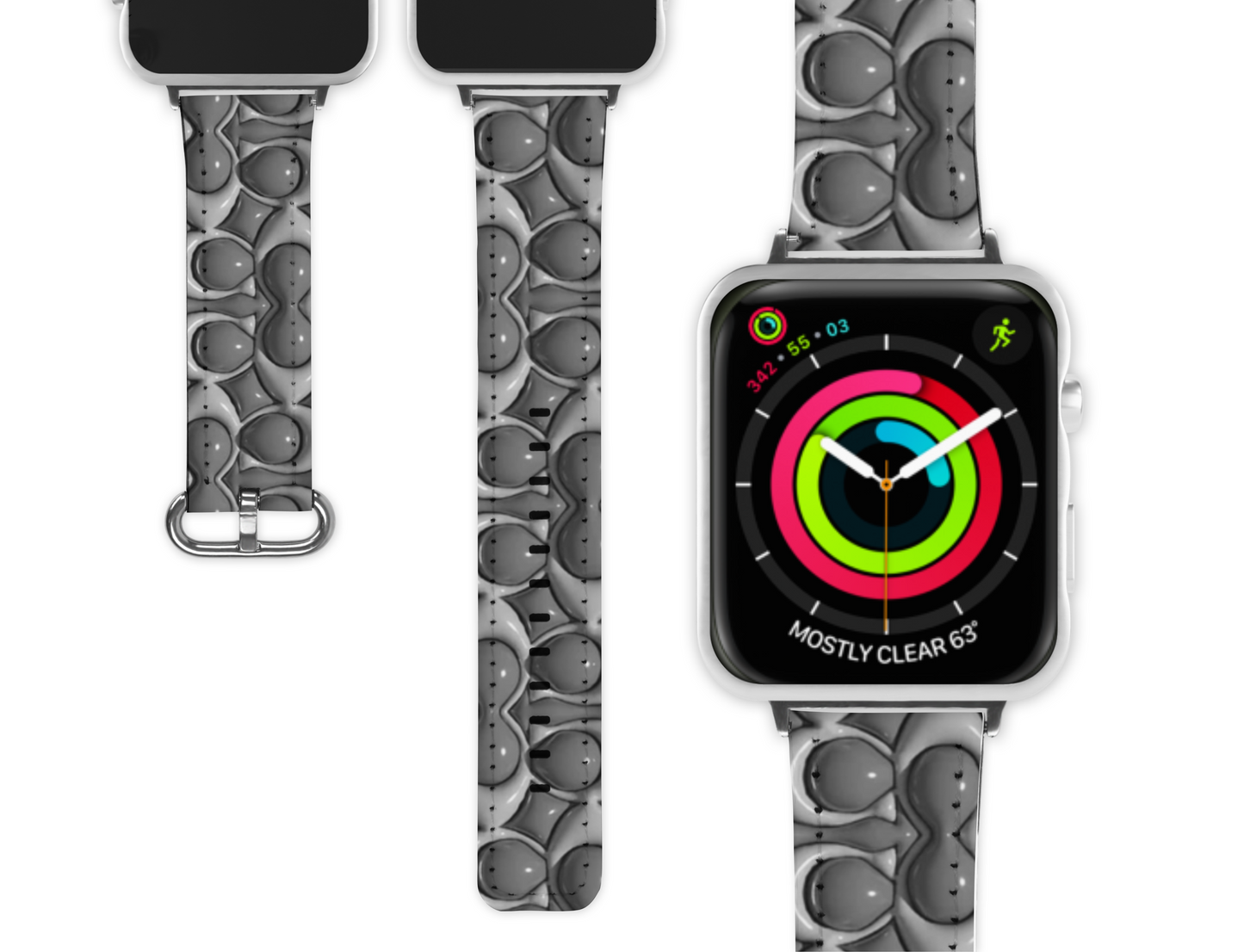 Coach Inspired Apple Watch Band (158)