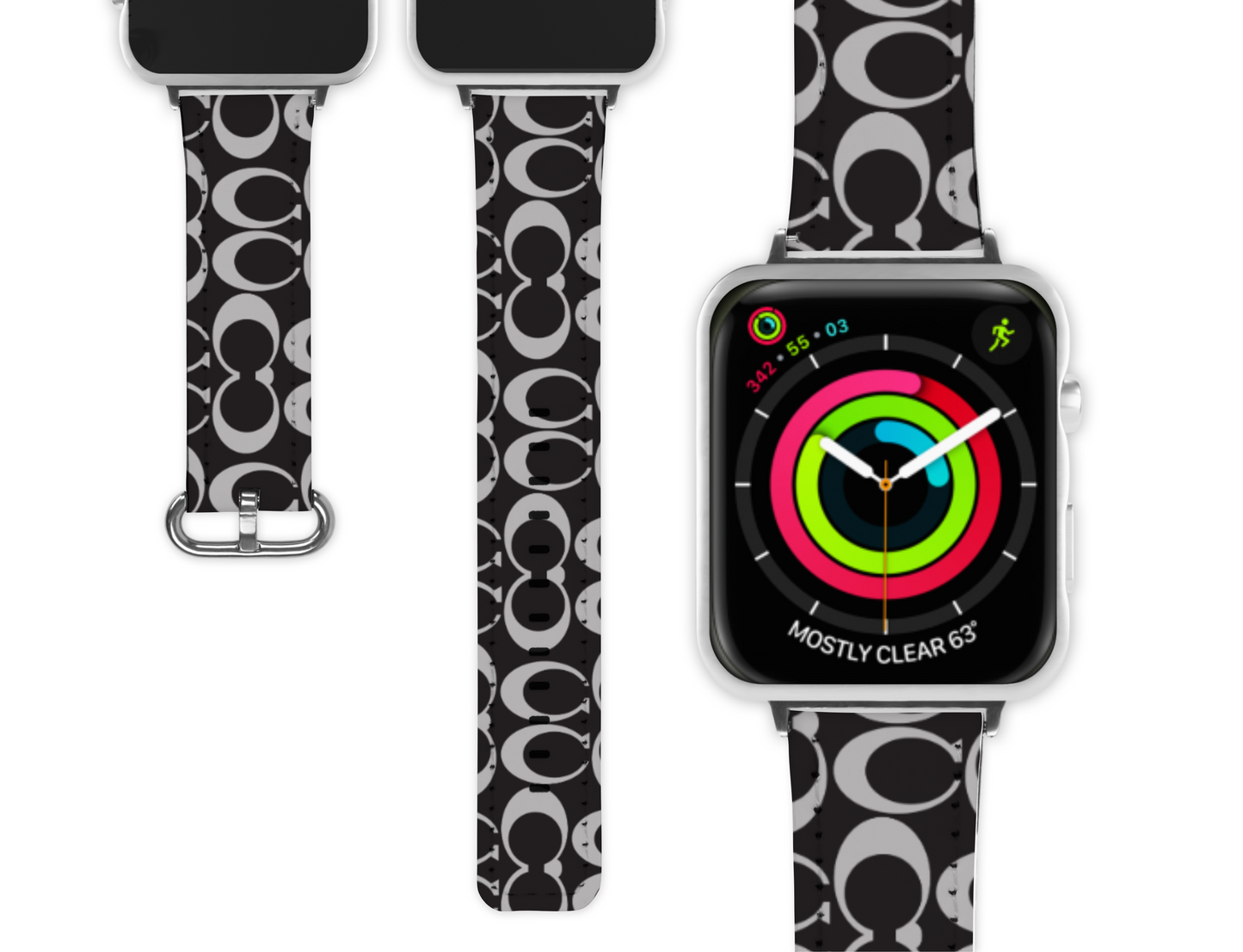 Coach Inspired Apple Watch Band (159)