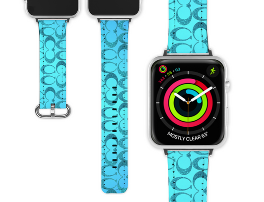 Coach Inspired Apple Watch Band (160)