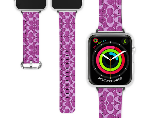 Coach Inspired Apple Watch Band (164)