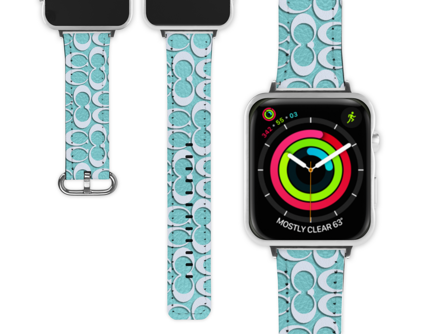 Coach Inspired Apple Watch Band (166)