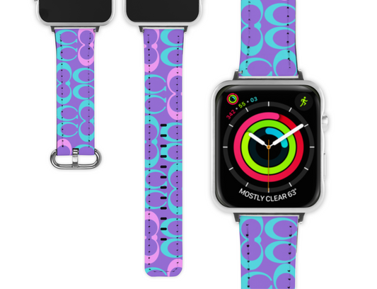 Coach Inspired Apple Watch Band (180)